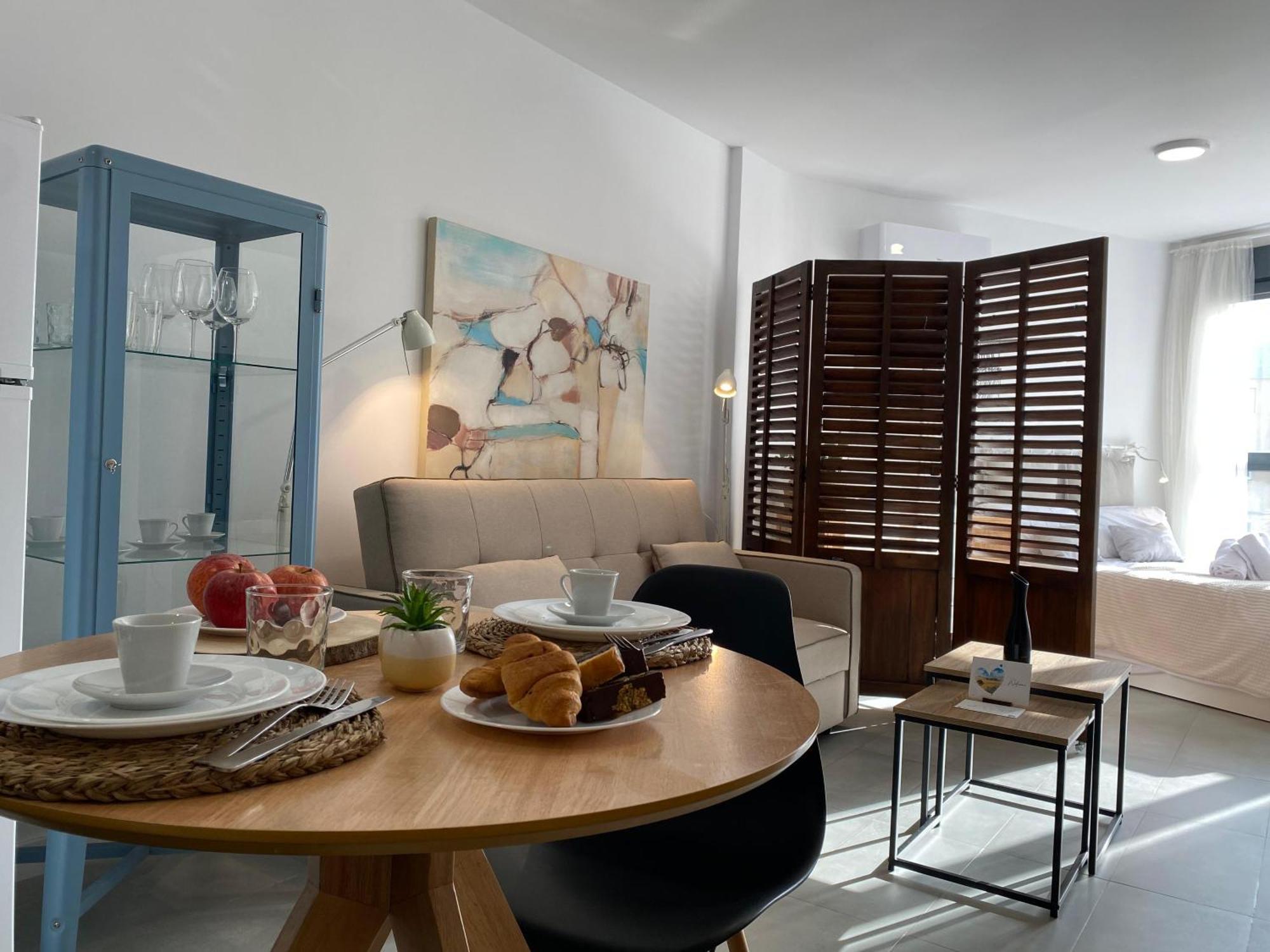 Loft primera línea playa, Cabo de Gata, Wifi Lägenhet Retamar  Exteriör bild