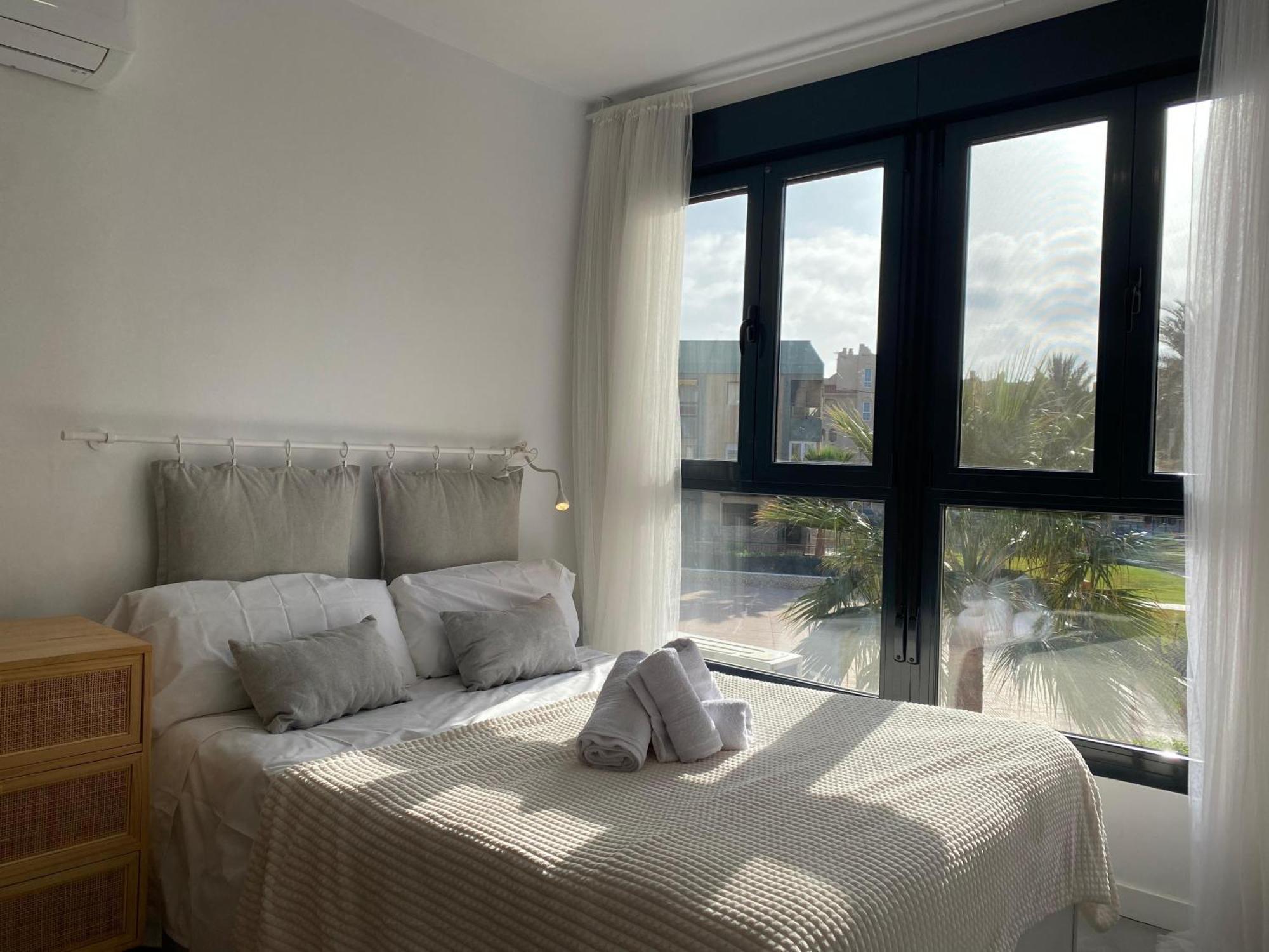 Loft primera línea playa, Cabo de Gata, Wifi Lägenhet Retamar  Exteriör bild