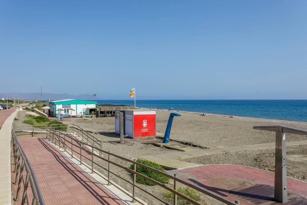 Loft primera línea playa, Cabo de Gata, Wifi Lägenhet Retamar  Exteriör bild